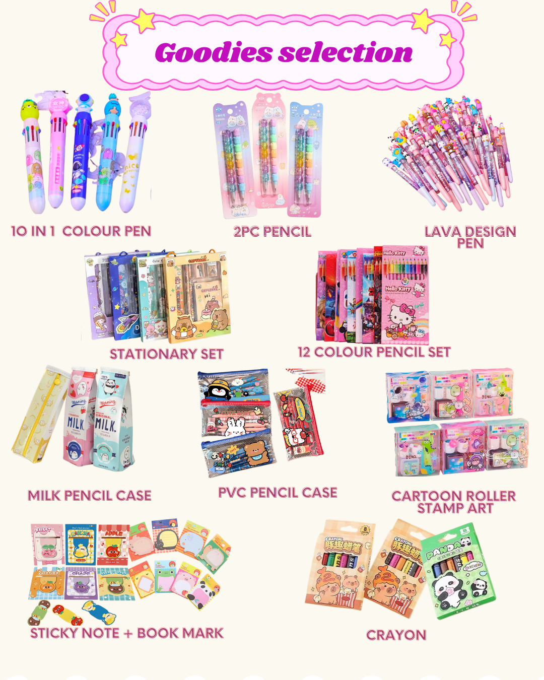 Colour Sorting Premium Goodie Bags