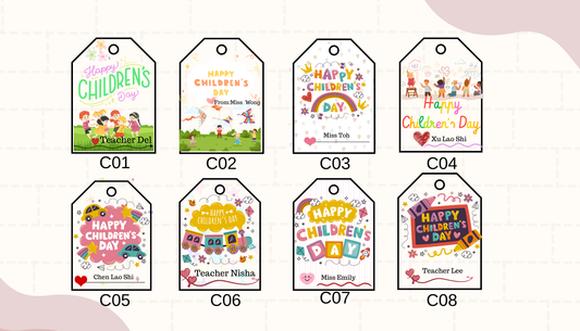 Customised Children's Day Tag ( Set Of 10)