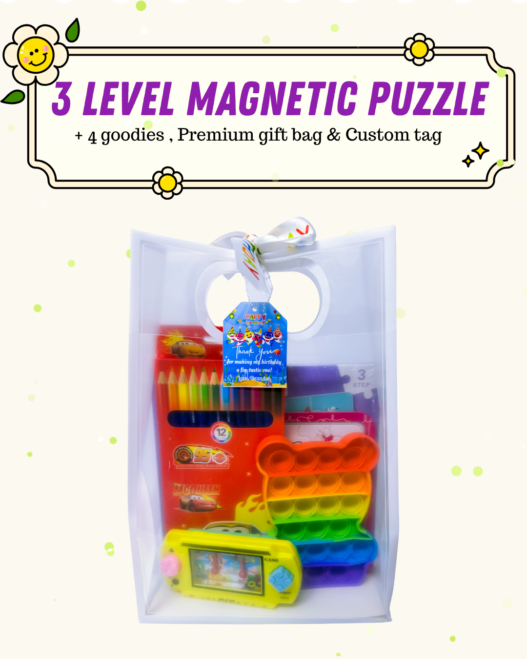 3 Level Magnetic Puzzle Premium Goodie Bag