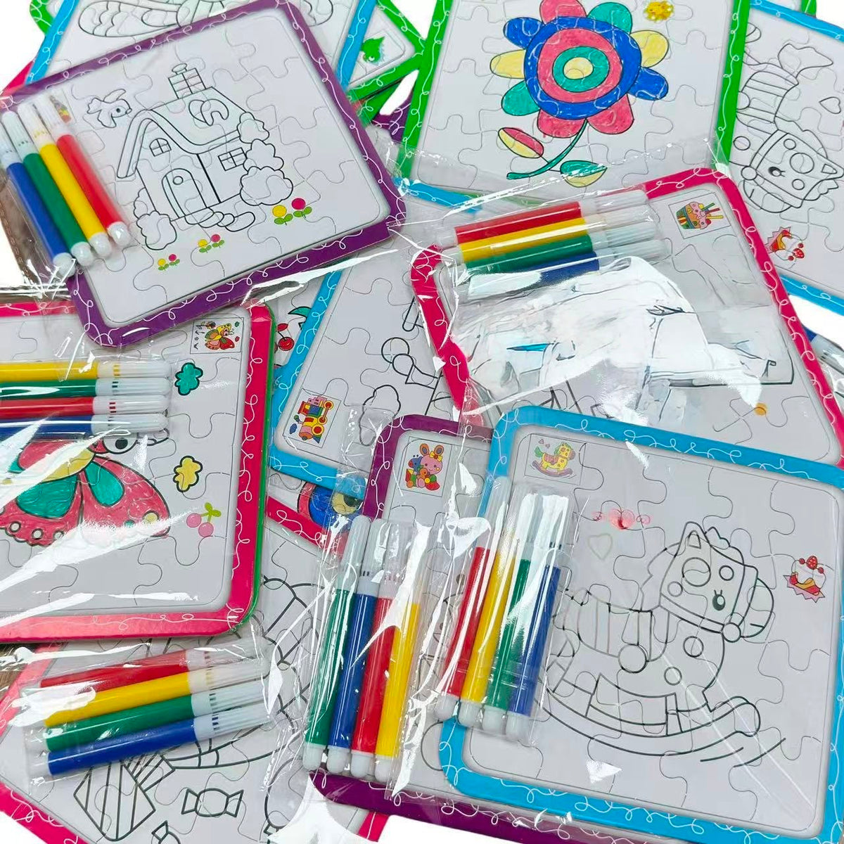 Colouring Puzzle Pack