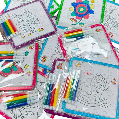 Colouring Puzzle Pack