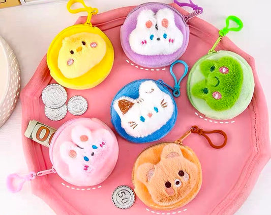 Coin pouch keychain