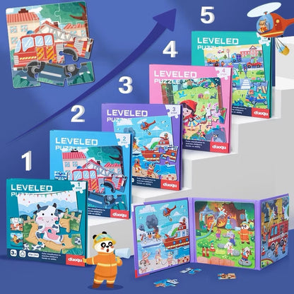 3 Level Magnetic Puzzle book
