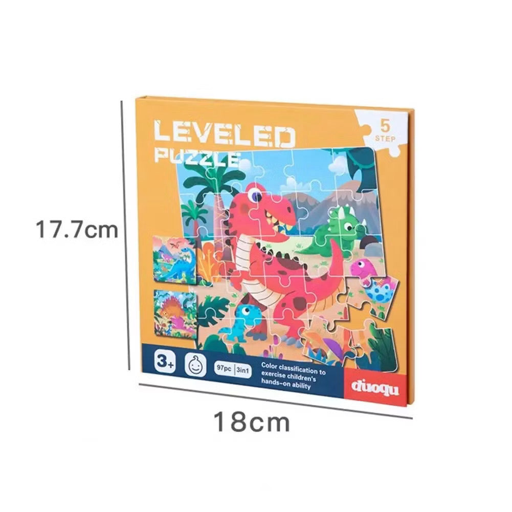 3 Level Magnetic Puzzle book
