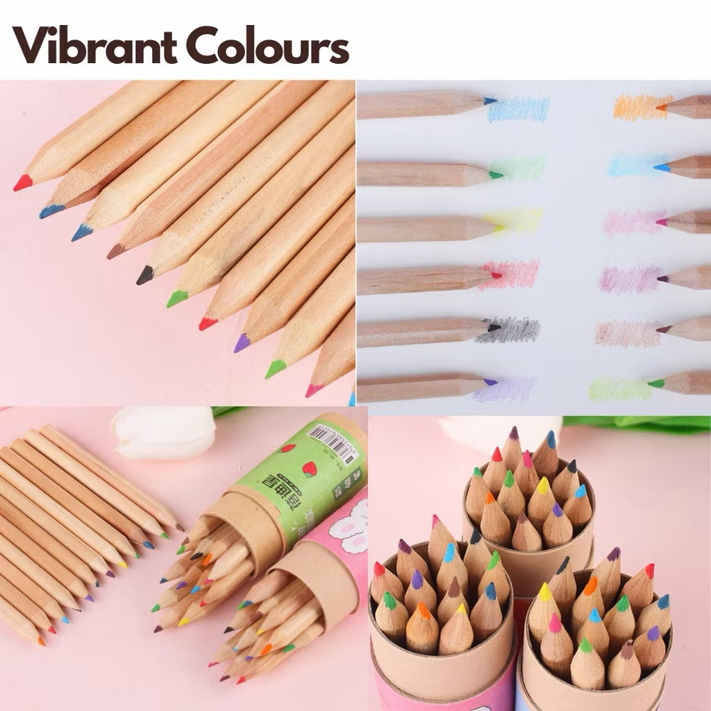 12 Colour Pencil with sharpener