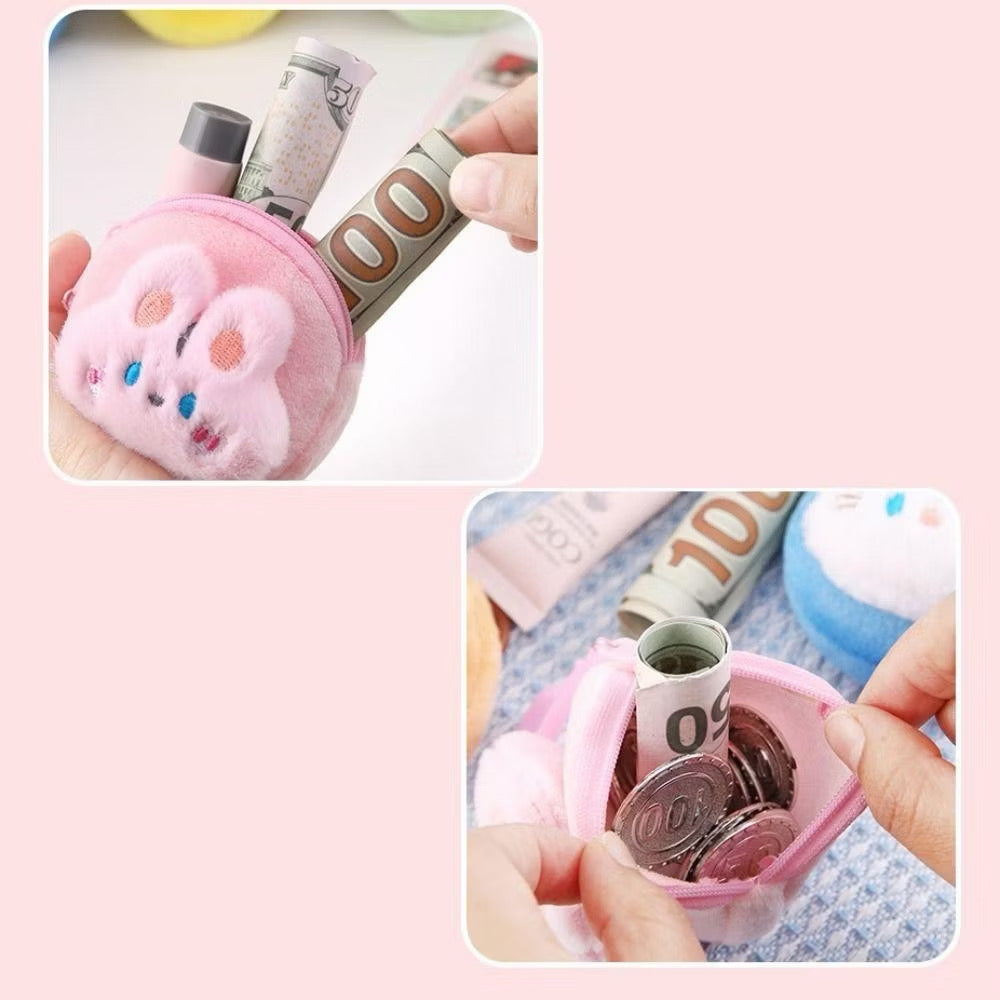 Coin pouch keychain