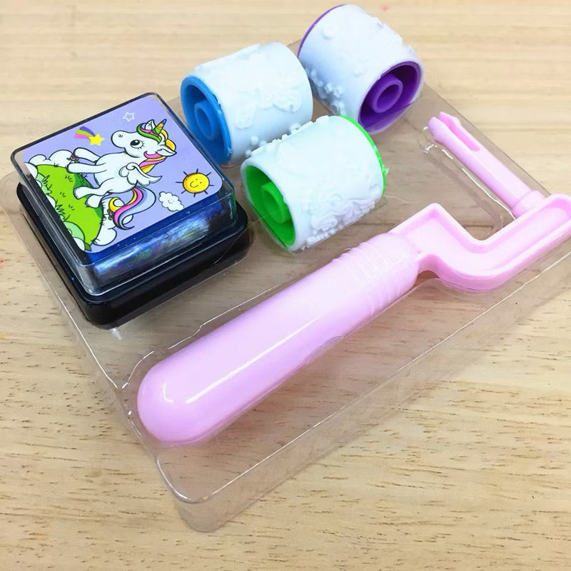 Cartoon Roller Stamp Art