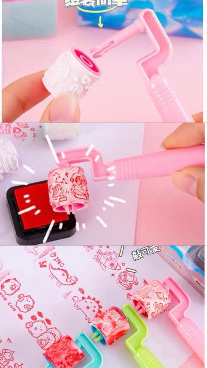 Stationary Roller Stamp Pack