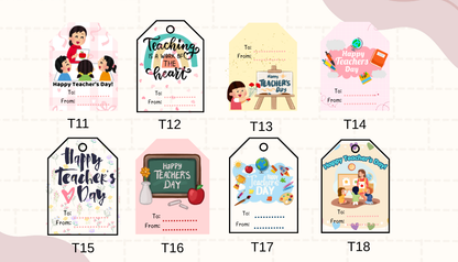 Customised Teacher's Day Tag ( Set Of 10)