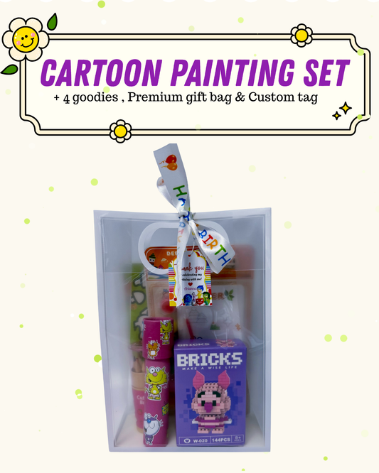 Cartoon Painting Art Premium Goodie Bag