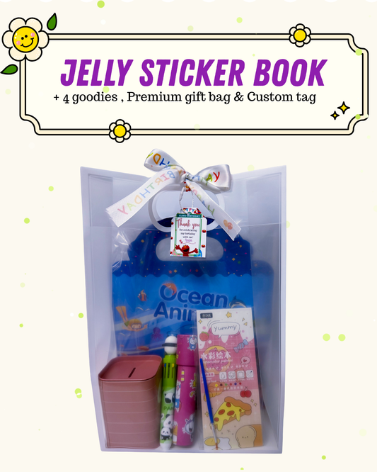 Reusable Jelly Sticker Book Premium Goodie Bag