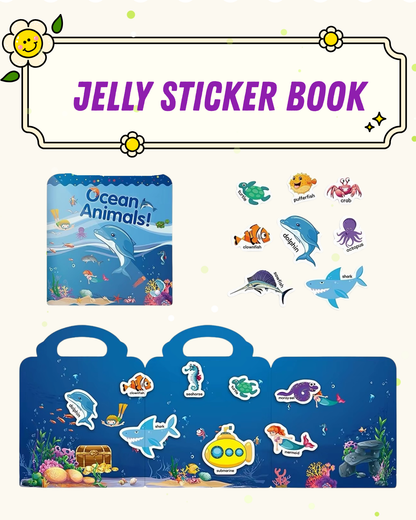 Reusable Jelly Sticker Book Premium Goodie Bag