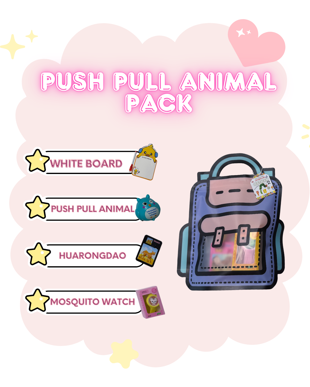 Push Pull Animal Pack